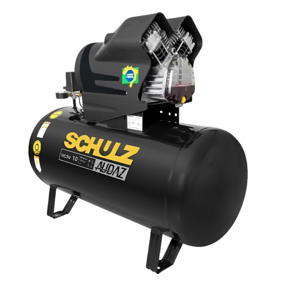 COMPRESSOR DE AR SCHULZ AUDAZ CMSV 10/110L 2CV MONOFÁSICO