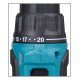 PARAFUSADEIRA/FURADEIRA DE IMPACTO MAKITA  DDF490WVX 18V 