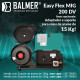 MÁQUINA DE SOLDA INVERSORA BALMER EASY FLEX MIG 200A
