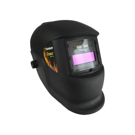 MÁSCARA DE SOLDA AUTOMÁTICA TITANIUM COM VISOR ARTICULADO