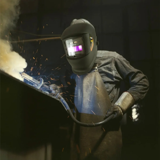 MÁSCARA DE SOLDA AUTOMÁTICA TITANIUM COM VISOR ARTICULADO