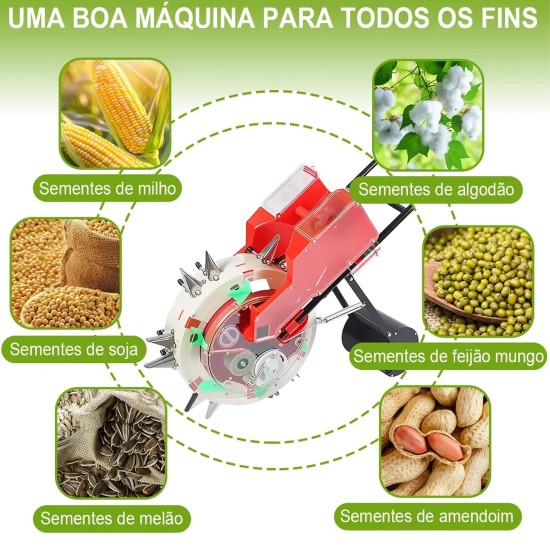 PLANTADEIRA/ADUBADEIRA GIRATÓRIA DUPLA