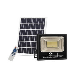 REFLETOR SOLAR LED 500W COM PLACA SOLAR