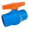 REGISTRO ESFERA PVC AZUL 100 mm VIQUA