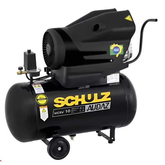 COMPRESSOR DE AR SCHULZ AUDAZ CMSV10/50L 2CV MONO
