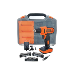 PARAFUSADEIRA / FURADEIRA BLACK & DECKER 12V 3/8" COM MALETA LD12SC-BR