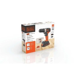 PARAFUSADEIRA / FURADEIRA BLACK & DECKER 20V 3/8" - BCD702C1