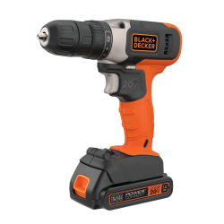 PARAFUSADEIRA / FURADEIRA BLACK & DECKER 20V 3/8" - BCD702C1