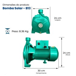 BOMBA CENTRIFUGA SOLAR THEBE 114V B-13