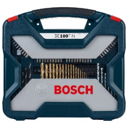 KIT DE BITS E BROCAS BOSCH TITANIUM X-LINE - 100 PÇS