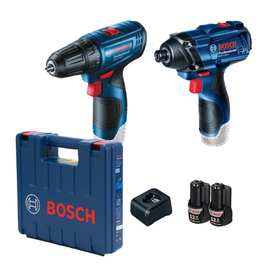 KIT BOSCH FURADEIRA - GSR 120LI + PARAFUSADEIRA - GDR 120LI
