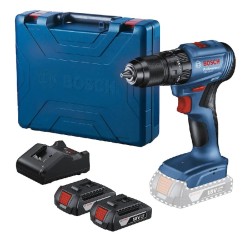 PARAFUSADEIRA / FURADEIRA BOSCH - GSB185LI - COM MALETA + 2 BATERIAS