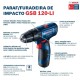 PARAFUSADEIRA / FURADEIRA BOSCH - GSB120LI - C/ MALETA + 2 BATERIAS
