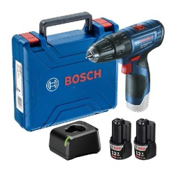 PARAFUSADEIRA / FURADEIRA BOSCH - GSB120LI - C/ MALETA + 2 BATERIAS