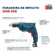 FURADEIRA BOSCH GSB 550 RE COM KIT DE BROCA