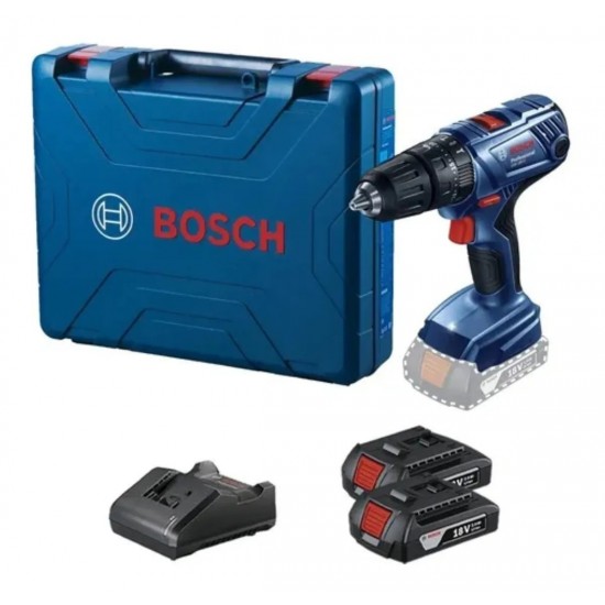 PARAFUSADEIRA BOSCH GSB180 COM MALETA 2 BATERIAS