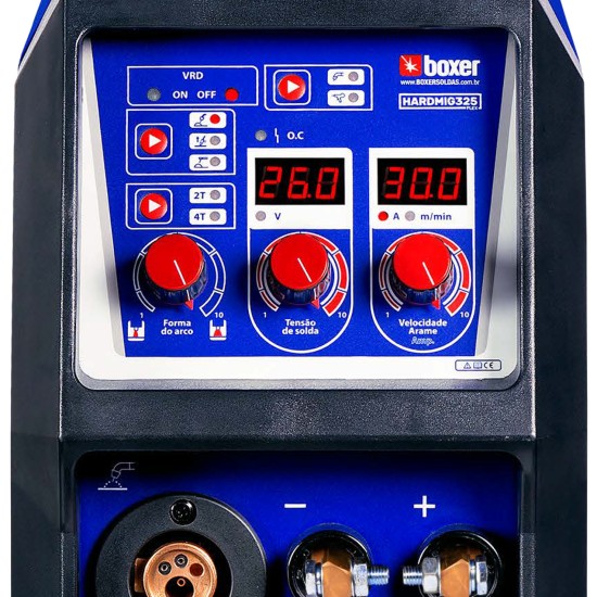 MÁQUINA DE SOLDA BOXER MULTIPROCESSO 300A – HARDMIG 325 FLEX