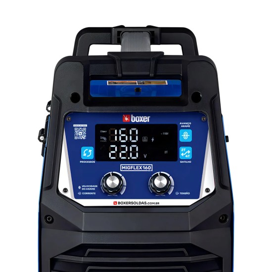 MÁQUINA DE SOLDA INVERSORA BOXER MIGFLEX 160 BV (160A)