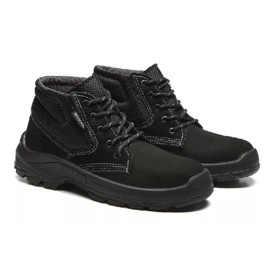 BOTA DE COURO NOBUCK BRACOL PERFURADO PRETA