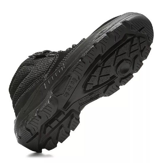 BOTA DE COURO NOBUCK BRACOL PERFURADO PRETA