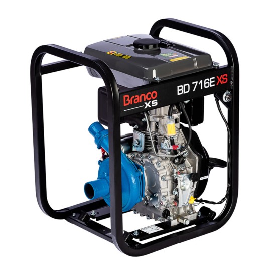 MOTOBOMBA BRANCO DIESEL - BD 716 E XS - PARTIDA ELÉTRICA