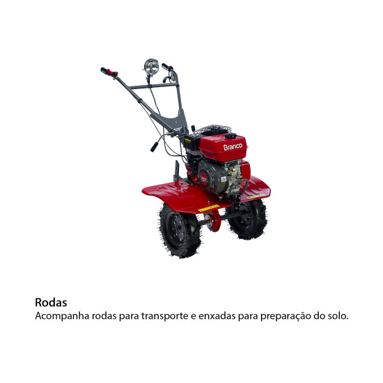 MOTOCULTIVADOR GASOLINA 6.5CV BRANCO – TRATORITO BTTG-6.5 800