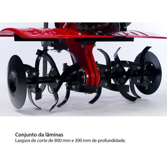 MOTOCULTIVADOR GASOLINA 6.5CV BRANCO – TRATORITO BTTG-6.5 800