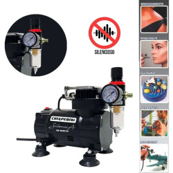 COMPRESSOR CHIAPERINI SILENCIAR - AR DIRETO - 1/5CV 25PSI