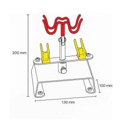 SUPORTE P/ AERÓGRAFO CHIAPERINI - CH SA-2P