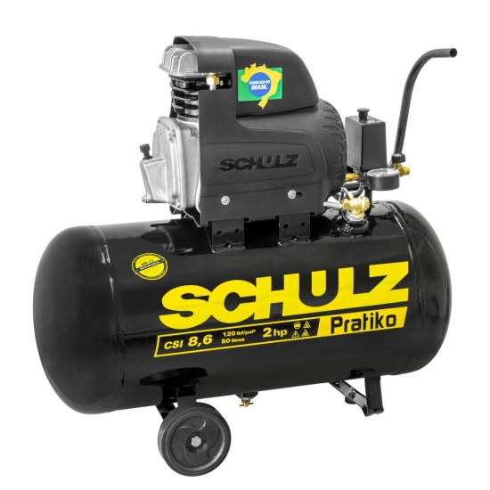 COMPRESSOR SCHULZ 8.6/50L 2.0CV MONO
