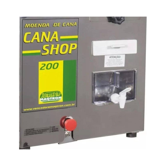ENGENHO DE CANA MAQTRON CANA SHOP 200 INOX C/ BASE GASOLINA 