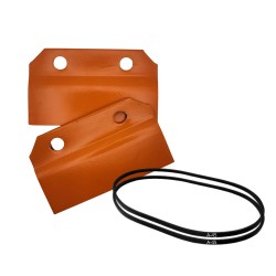 KIT LABOREMUS 2 FACAS CAPIM + 2 CORREIAS TRANSPOWER A-045