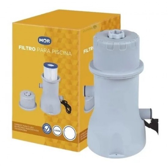 FILTRO PARA PISCINA 2200L/H INFLAVEL MOR