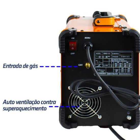 MÁQUINA DE SOLDA INTECH INVERSORA - 160A - SMIG160