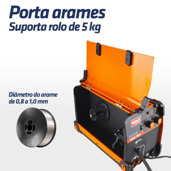 MÁQUINA DE SOLDA INTECH INVERSORA - 160A - SMIG160