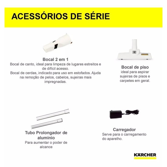 ASPIRADOR KARCHER BATERIA VCL3