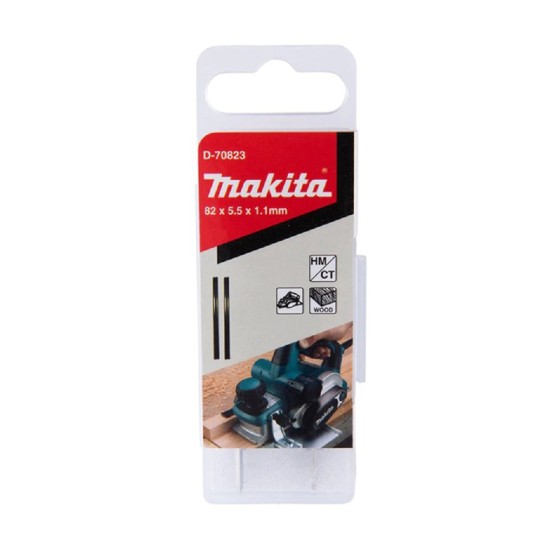 FACA DA PLAINA MAKITA 82MM COM 2 PEÇAS - D-070823