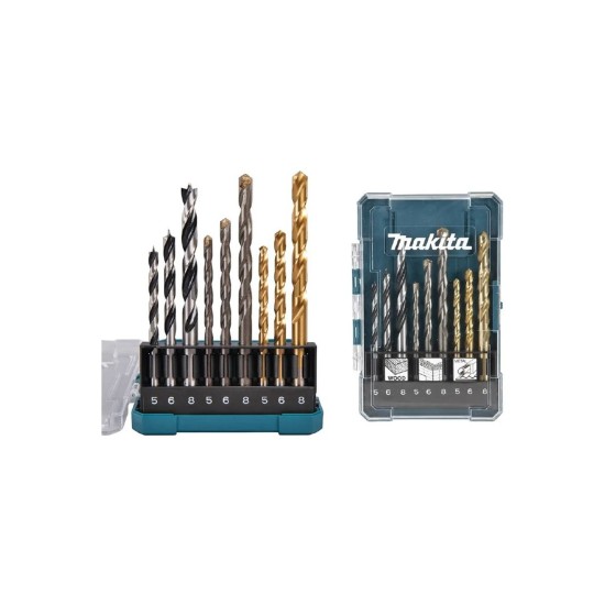 JOGO DE BROCAS MAKITA - 9 PÇS D-71962