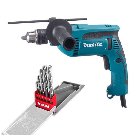 FURADEIRA MAKITA - HP1640X2 + KIT 5 BROCAS