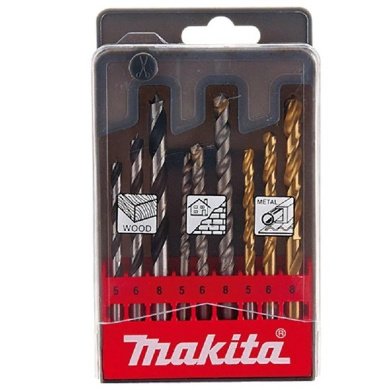 FURADEIRA MAKITA - HP1640KX1 + KIT DE 9 BROCAS