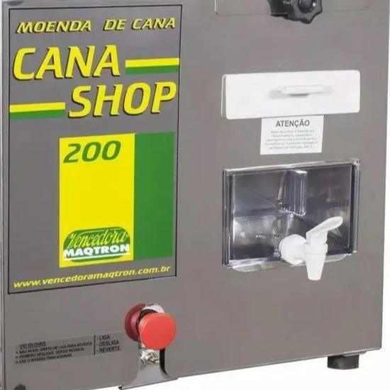 ENGENHO DE CANA MAQTRON CANA SHOP 200 INOX C/ BASE GASOLINA 