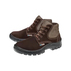 BOTA DE COURO NOBUCK MARLUVAS MARROM