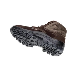 BOTA DE COURO NOBUCK MARLUVAS MARROM