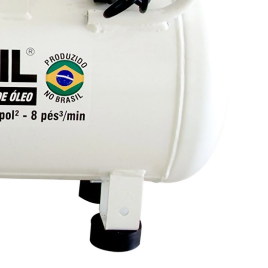 COMPRESSOR MOTOMIL ODONTOLÓGICO - CMO-8/50BR - 2CV - MONO