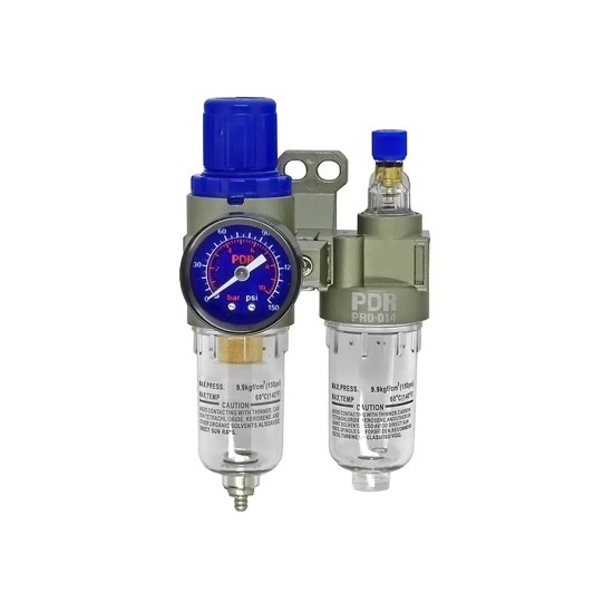 FILTRO REGULADOR E LUBRIFICADOR DE AR PDR - PRO 014