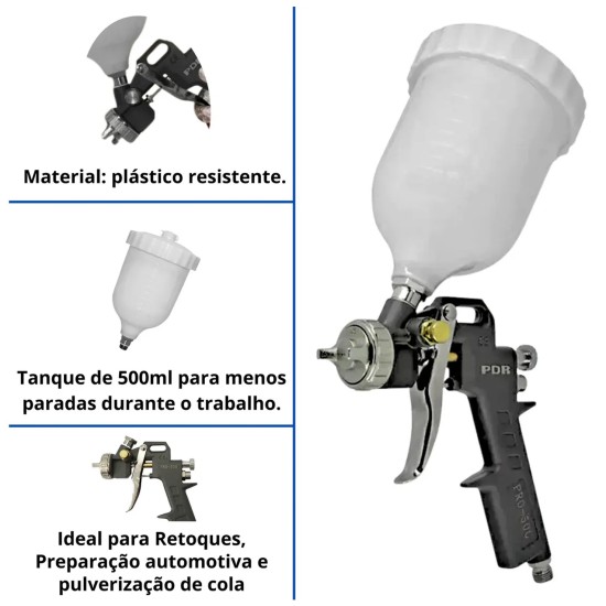 PISTOLA DE PINTURA PDR - PRO 500