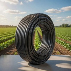 MANGUEIRA PARA IRRIGAÇÃO PRETA POLIETILENO 3/4" X 2.0 PLASTMAN – 100 METROS