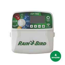 CONTROLADOR RAIN BIRD ESP-TM2 4 ESTAÇÕES - INDOOR