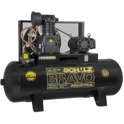 COMPRESSOR SCHULZ BRAVO CSL 40 BR/250L 10CV TRIFÁSICO