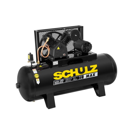 COMPRESSOR SCHULZ 20 MAX 250L 5CV TRIF